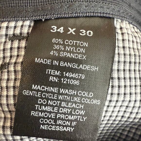 NWT English Laundry Mens Midway Tech Stretch Straight Leg Grey Pants 34 x 30 - Picture 10 of 10